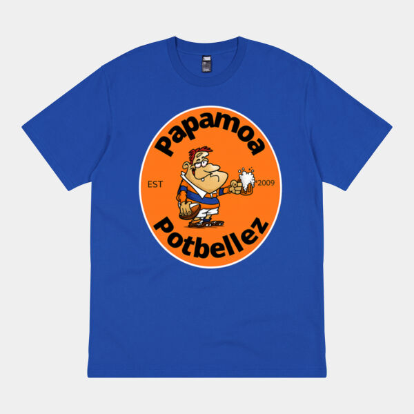 Potbelly’s Logo on Front of T-shirt Thumbnail